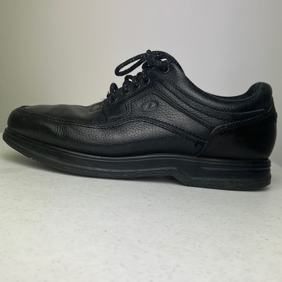 Dexter\'s man\'s black pebbled clean laced-up shoe size 10-XW